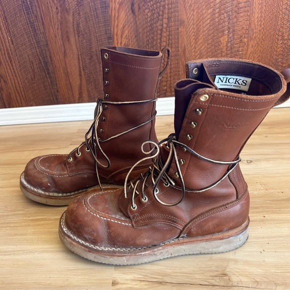 Nicks Handmade Moc Toe 8inch wedge - Picture 2 of 5